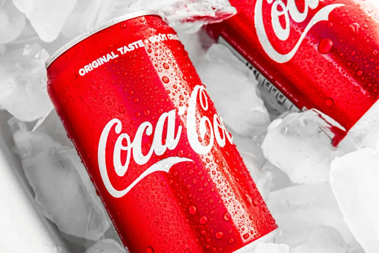 Canettes de soda glacées