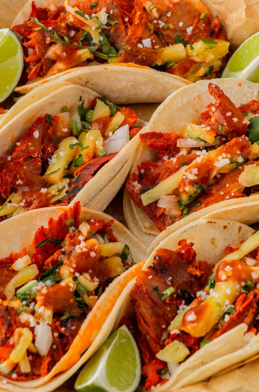 Pizzas tacos